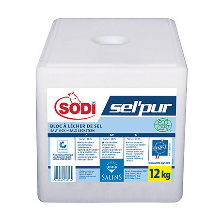 Sel pur, bloc de 12 kg